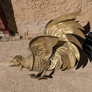 Bronze Rooster Statue